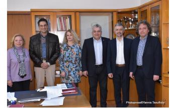 Συνάντηση με τον Πρύτανη του  St. Kliment Ohridski University της Μπίτολα